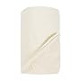 Bumkins Organic Cotton Hooded Towel Set - Natural Print Trim