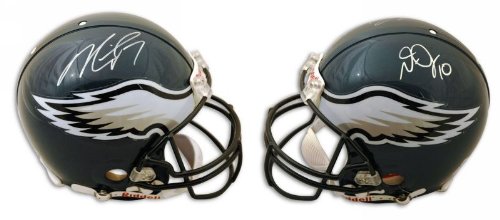 Michael Vick Autographed Helmet - DeSean Jackson & Dual Proline - Autographed NFL Helmets