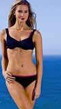Fashy Damen Bademode Bikini, schwarz, 40