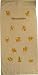 Hand Towel light yellow with Zodiac Sign Libra