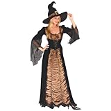 Elegant Coffin Witch Costume Adult - Adult Medium-Large