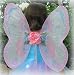 Sunny Pink Fairy Princess Gossamer Wings, Child Size