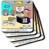 Londons Times Famous People Places Books Cartoons - SNOOPY GOES BAD - Coasters