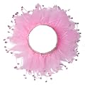 Light Pink Rhinestone Party Collar - XL