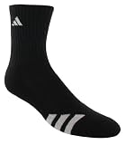  : adidas Youth Striped 3-Pk Crew Sock