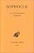 Tragédies, tome 1 : Les Trachiniennes - Antigone