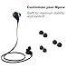 Mpow MBH5B-PS-2 Swift Bluetooth 4.0 Wireless Sport Headphone with Running Exercise Stereo Earbuds and Built-in Mic and apt-X - Cool Black
