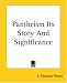 Pantheism Its Story And Significance