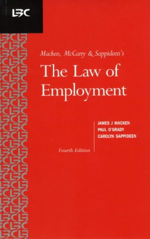 The Macken, Mccarry & Sappideen: the Law of Employment