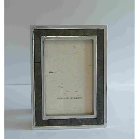 Grey/Green Natural Slate Mosaic Frame-6x4"