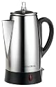 West Bend 54149 12-Cup Automatic Coffee Percolator, Stainless Steel