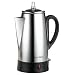 West Bend 54149 12-Cup Automatic Coffee Percolator, Stainless Steel