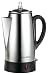 West Bend 54149 12-Cup Automatic Coffee Percolator, Stainless Steel