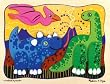 Melissa & Doug: Prehistoric Pals Layered Wood Puzzle