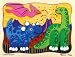 Melissa & Doug: Prehistoric Pals Layered Wood Puzzle