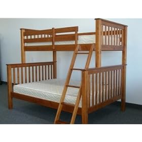 Bunk Bed - Twin over Full Mission Expresso