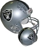 Fred Biletnikoff Autographed/Hand Signed Oakland Raiders Full Size Replica Helmet SBMVP Autographed/
