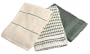 Popcorn 3-Piece Kitchen Towel Set, Moss