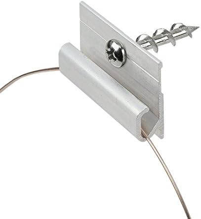 Bulldog Hardware Wall Dog Wall Hanger For Mirrors and Pictures - 4 Pieces - Hook, Screw, 2 Pads