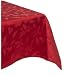 Kitchen & Housewares : Lenox Holly Damask 60-by-120-Inch Tablecloth, Red