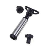 Plastic And Stainless Steel Pump Handle Red Wine Vacuum Sealer/Stopper/Saver