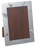 Ginkgo 4-by-6-Inch Pewter Picture Frame with Baby Design