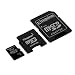 Kingston microSD Memory Card with miniSD & SD Adapter - 2GB (SDC/2GB-2ADP) for Blackberry 8300 8800 8830, Nokia N95 N82, HTC Wing T-Mobile 8925 Shadow TyTN ll Touch P3450 AT&T Tilt 8925, LG CU515 CU575 LX570 VX8550 VX9900 VX8800 VX10000, Palm Centro 690, Samsung A737 A736 U700 Blackjack II SGH-i617 Gleam i760, Sharp Sidekick LX Motorola Slide