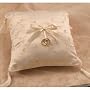 Wedding Ring Bearer Pillows : Floral Embroidery Ring Bearer Pillow / Ivory