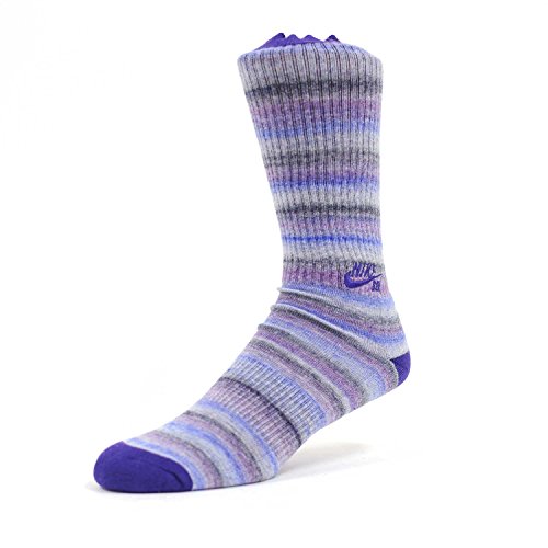 Nike SB Dri-Fit Space Dye Crew Sock (Court Purple/Game Royal) Socks