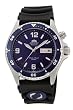 Orient #CEM65005D Men's "Blue Mako" 200M Automatic Diver Watch with Rubber Strap
