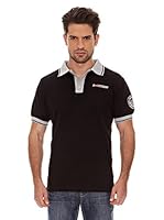 Geographical Norway Polo Manga Corta Kebo Ss Men 100 (Negro / Gris)