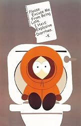 (24x36) SOUTH PARK SOUTHPARK TOILET POOP Poster PICTURE