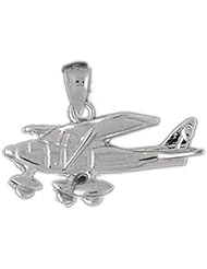 CleverSilvers Sterling Silver Pendant Air Craft Inspired