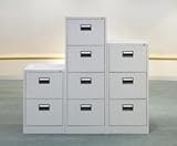 EVERYDAY FILING CABINET 4 DRW PEARL GRY