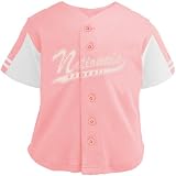 MLB Majestic Washington Nationals Preschool Baseball Jersey - Pink (6X)