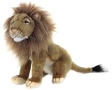 Hansa Male (Norfolk) Lion Stuffed Plush Animal, Sitting