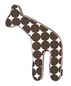 DwellStudio Baby Animals Giraffe Pillow, Blossom
