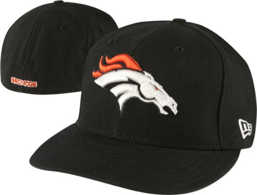 Denver Broncos Navy Fitted New Era Hat