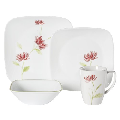 Corelle Summer Mums 16 pc. Dinnerware Set 41MApmXXD0L Corelle Summer Mums 16 pc. Dinnerware Set