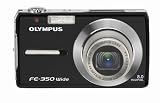 Olympus FE-350 8MP Digital Camera with 4x Wide Angle Optical Zoom (Black)