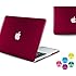 Neon Party (TM) Series iBenzer Smooth Finish Plastic Hard Case Cover for Macbook Pro 13'' inch with Retina Display A1502 / A1425, Wine Red MRN13WR