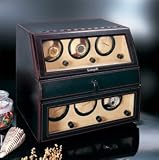 Luxupak Black Leather 6+5 Watch Winder+*japan Motor*+two Year Warranty
