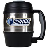NBA Memphis Grizzlies 52-Ounce Stainless Steel Macho Travel Mug with Bottle Opener