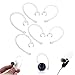 APG 6pcs Clear Replacement Bluetooth Ear Hook Loop Clip for Earphones & Headphones & Bluetooth Earphones
