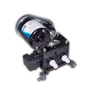 Jabsco 36950-2000 Marine PAR High Pressure Belt Drive Water Pressure Pump (3-GPM, 40-PSI, 12-Volt, 8-Amp, Up to 4 Outlets) by