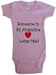 SOMEONE IN St. AUGUSTINE LOVES ME - St. AUGUSTINE BABY - City Series - White, Blue or Pink Onesie / Baby T-shirt