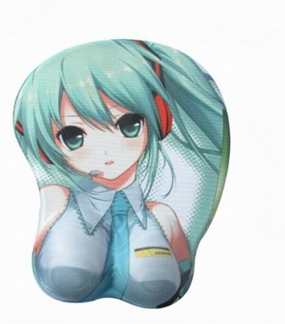 Anime Vocaloid Miku Hatsune 3D Mouse Pad