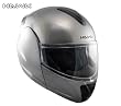 Advanced Hawk Titanium Grey Dual Visor Full Face Motorcycle Helmet - Color : titanium - Size : Medium