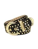 Review Brambilla  / Brambilla Jeweled Black Genuine Leather Western-style Belt