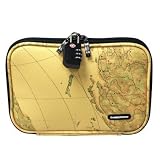 Barnes & Noble Nook eBook Reader CaseCrown Memory Foam Pouch Case (Map)